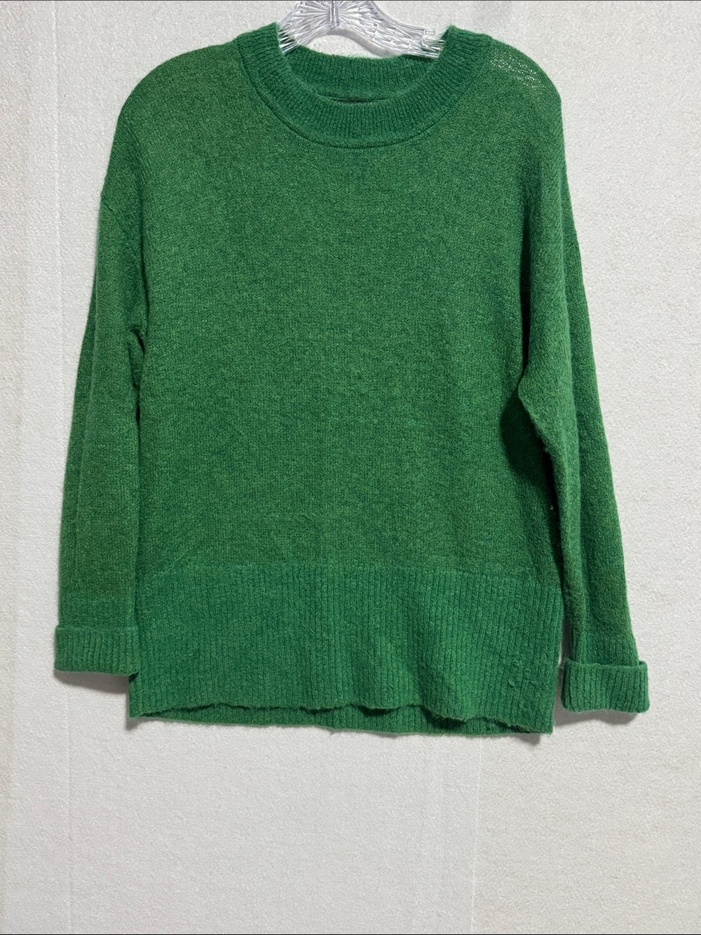 Banana Republic Emerald Green Alpaca Blend Crewneck Sweater
